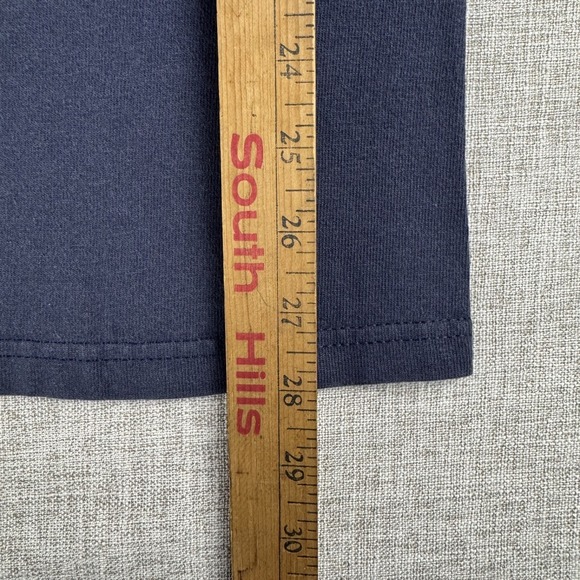 Harley Davidson Eagle Graphic Henley Shirt Live To Ride Navy Men's L - Picture 7 of 8